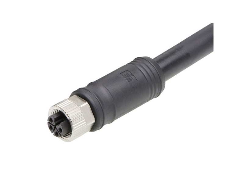 Molex 1205000331 Sensor-, aktuator-stik, M12 Tilslutning, lige 5 m Pol-tal (RJ): 4 1 stk Bag