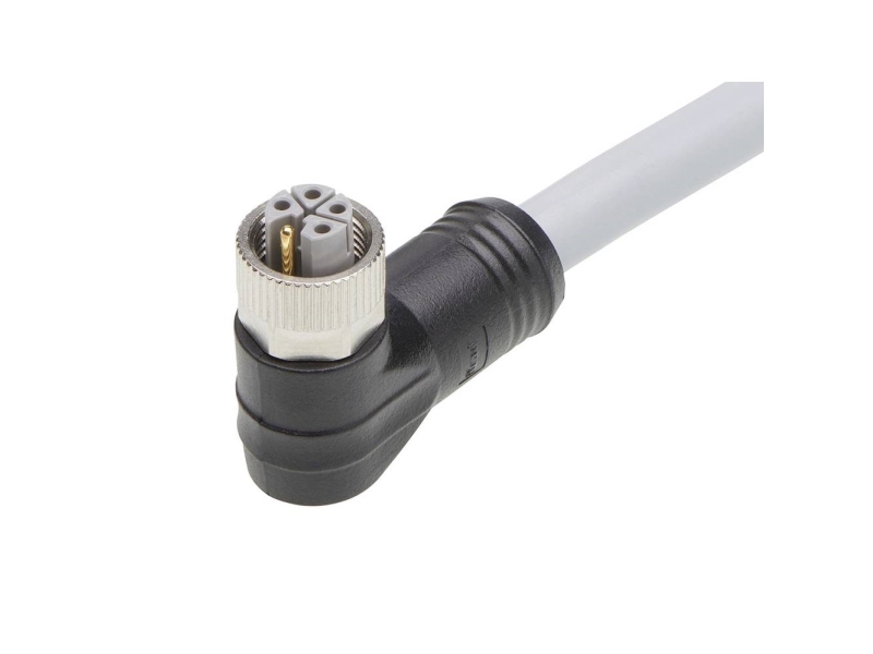 Molex 1205000213 Sensor-, aktuator-stik, M12 Tilslutning, vinklet 20 m Pol-tal (RJ): 5 1 stk Bag