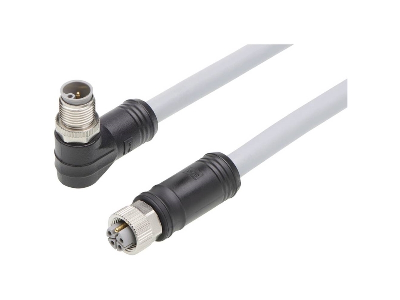 Molex 1205010220 Sensor-, aktuator-stik, Tilslutning, lige, Stik, vinklet 5 m Pol-tal (RJ): 5 1 stk Bag