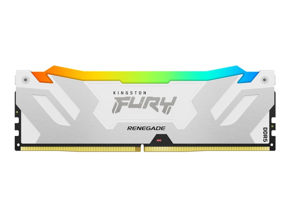 Kingston Technology Fury 32Gb 6400Mt/S Ddr5 Cl32 Dimm Renegade Rgb Weiß Xmp, 32 Gb, 1 X 32 Gb, Ddr5, 288-Pin Dimm