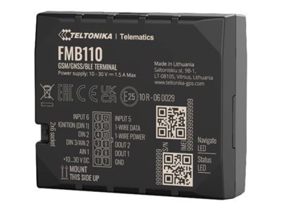 Teltonika Fmb110, Auto, Schwarz, Staubresistent, Single Sim, Kunststoff, Ip41