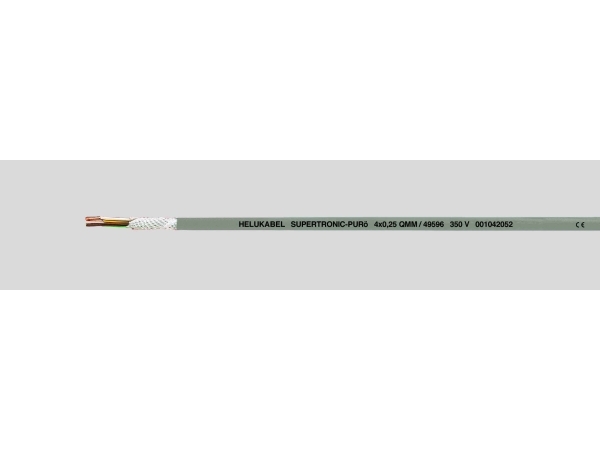 HELUKABEL 49608, Lavspændingskabel, Grå, Cooper, 0.34 mm², 17 kg/km, -5 - 70 °C