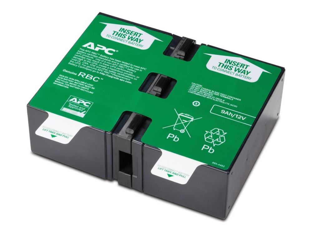 Apc Replacement Battery Cartridge #124 - Ups-Batteri - 1 X Batteri - Blysyre - For P/N: Br1500g-Rs, Bx1500m, Bx1500m-Lm60, Smc1000-2Uc, Smc1000-2Utw,