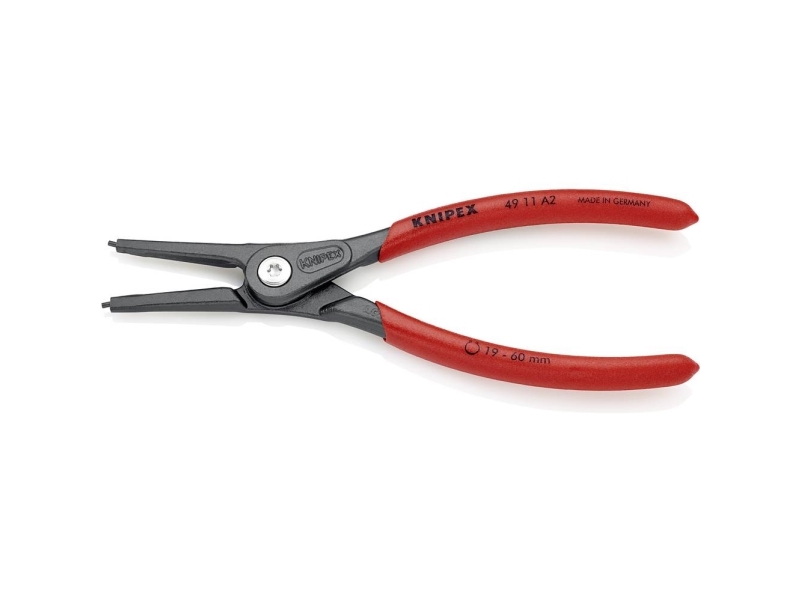 Knipex 49 11 A4, Cirkeltænger, Krom-vanadium-stål, Plast, Rød, 320 mm, 599 g