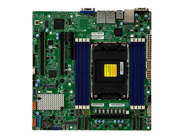 Supermicro X13sem-F - Bundkort - Micro-Atx - Lga4677 Sockel-E - Intel C741 Chipsatz - Usb 3.2 Gen 1 - 2 X Gigabit Lan - Onboard Grafik