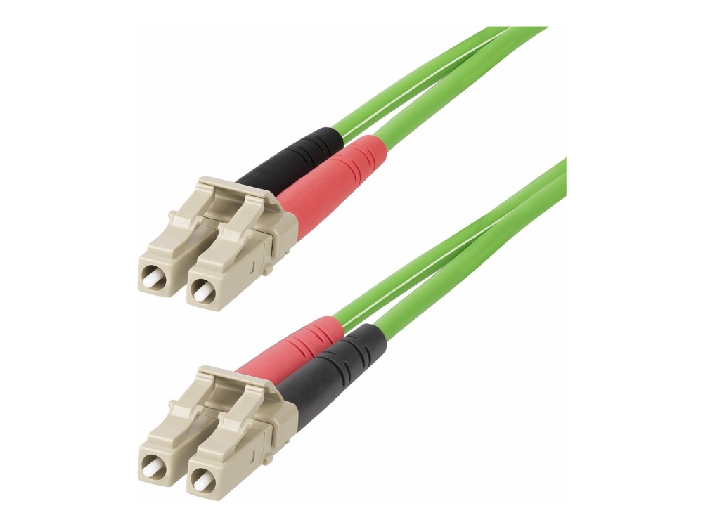 Startech 25M (82Ft) Lc To Lc (Upc) Om5 Multimode Fiber Optic Cable, 50/125Μm Duplex Lommf Zipcord, Vcsel, 40G/100G, Bend Insensitive, Low Insertion L