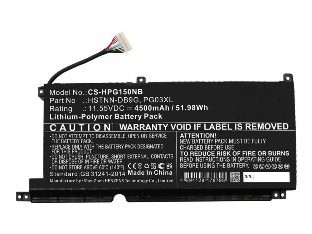 Coreparts - Batteri Til Bærbar Computer (Svarende Til: Hp 3Icp6/60/72, Hp Hstnn-Db9g, Hp Hstnn-Ob1i, Hp L48430-2C1, Hp L48430-Ac1, Hp L48430-Ac2, Hp