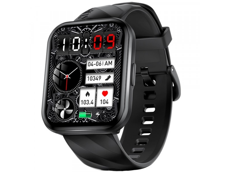 Kumi Smartwatch Ku6 Meta 1.96 Cala 260 Mah Schwarz