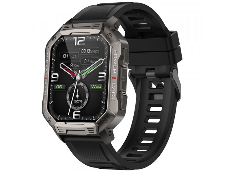 Kumi Smartwatch U3 Pro 1,83 Zoll 400 Mah Schwarz