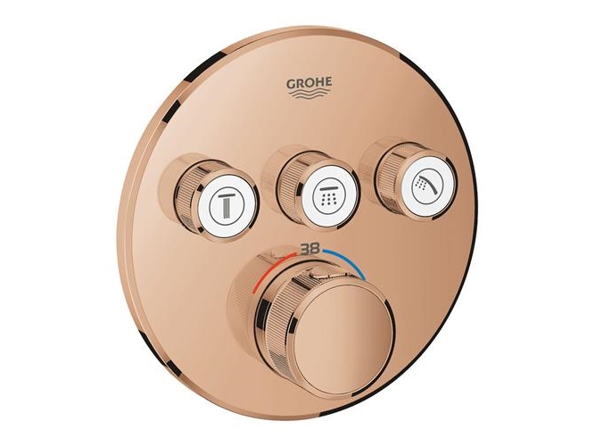 Grohtherm SmartControlInbyggd termostat med 3 ventiler | VVS Artiklar - Rör & Kopplingar - Tryckrör och rördelar | GameStuff