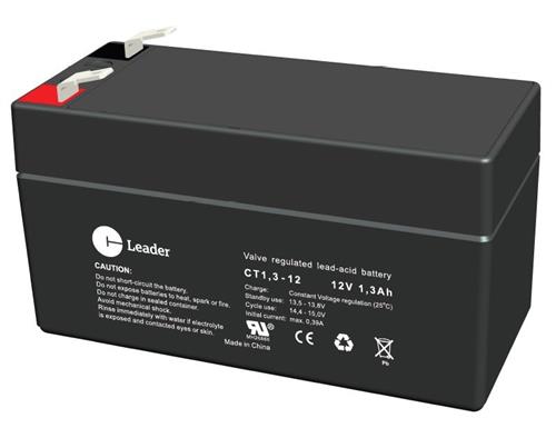 Blybatteri CT1.3-12 3-6 år 12V 1,2Ah