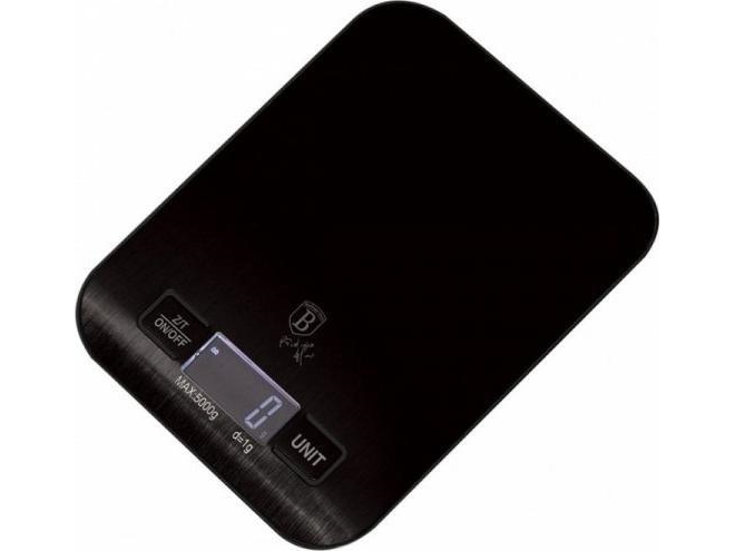 Virtuvinės Svarstyklės Berlinger Haus Juodas Sidabrinis Bh-9425 Ultra-Slim