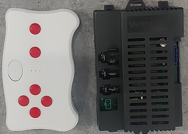 RC 2.4G Kontrolbox+Remote til Farmer4X 24v ELBil (gammel)