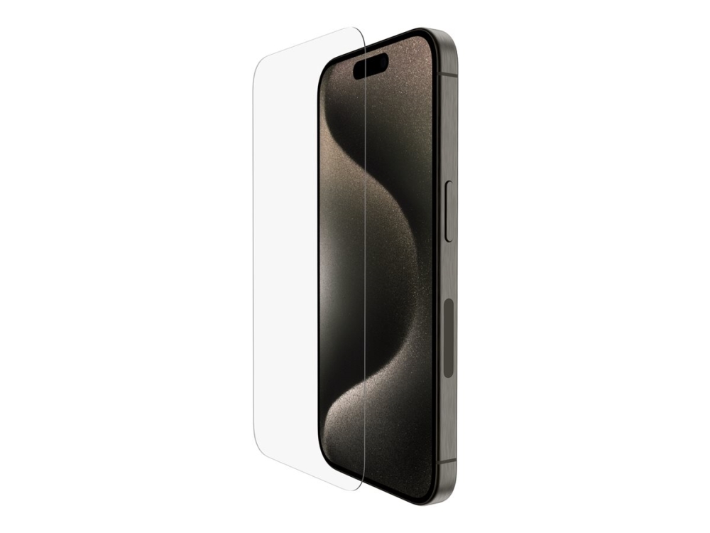 Belkin Ultraglass 2 - Skärmskydd För Mobiltelefon - Glas - För Apple Iphone 15 Pro