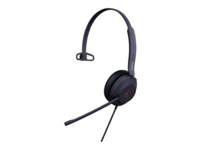 Yealink Uh37 Mono - Headset - På Øret - Kablet - Usb - Støjisolerende - Sort - Certified For Microsoft Teams