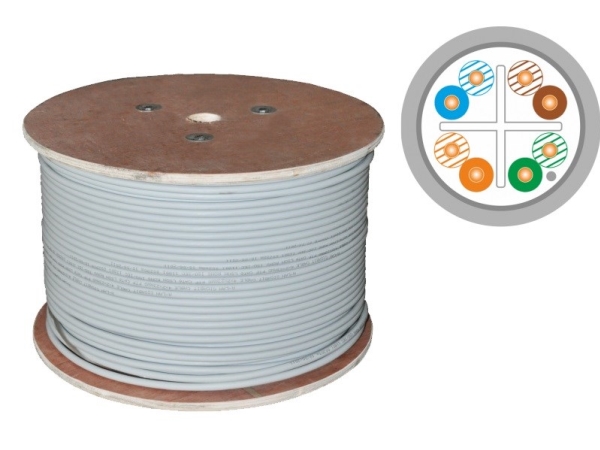 Alantec F/Utp Kat.5E Lsoh B2ca 4X2x24 Awg Kabel 500M