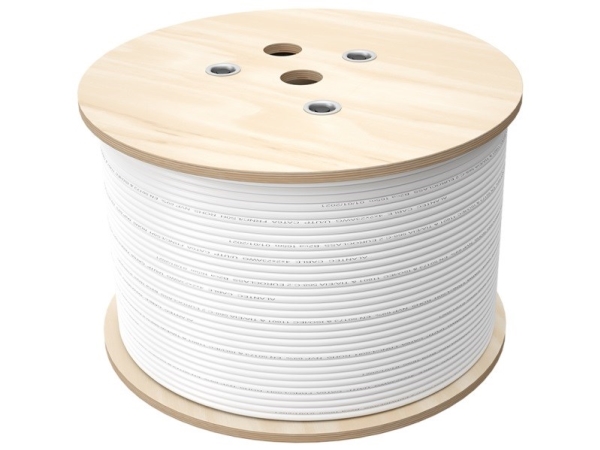 Multikabel Q-Lantec Multimedia 2X U/Utp Cat.5E + 2X Rg6 + 2X Fo G657a1, Lsoh, 500M (Kml5001) Grau