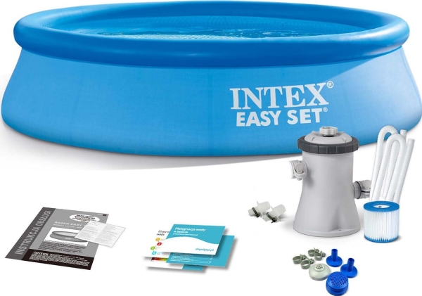 Basseng - Intex Easy Set Pool Set 2.44Mx61cm (Filter Pump)1.942 L