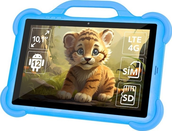 Tablet Kidstab10 4G Blow 4/64Gb Blue + Case