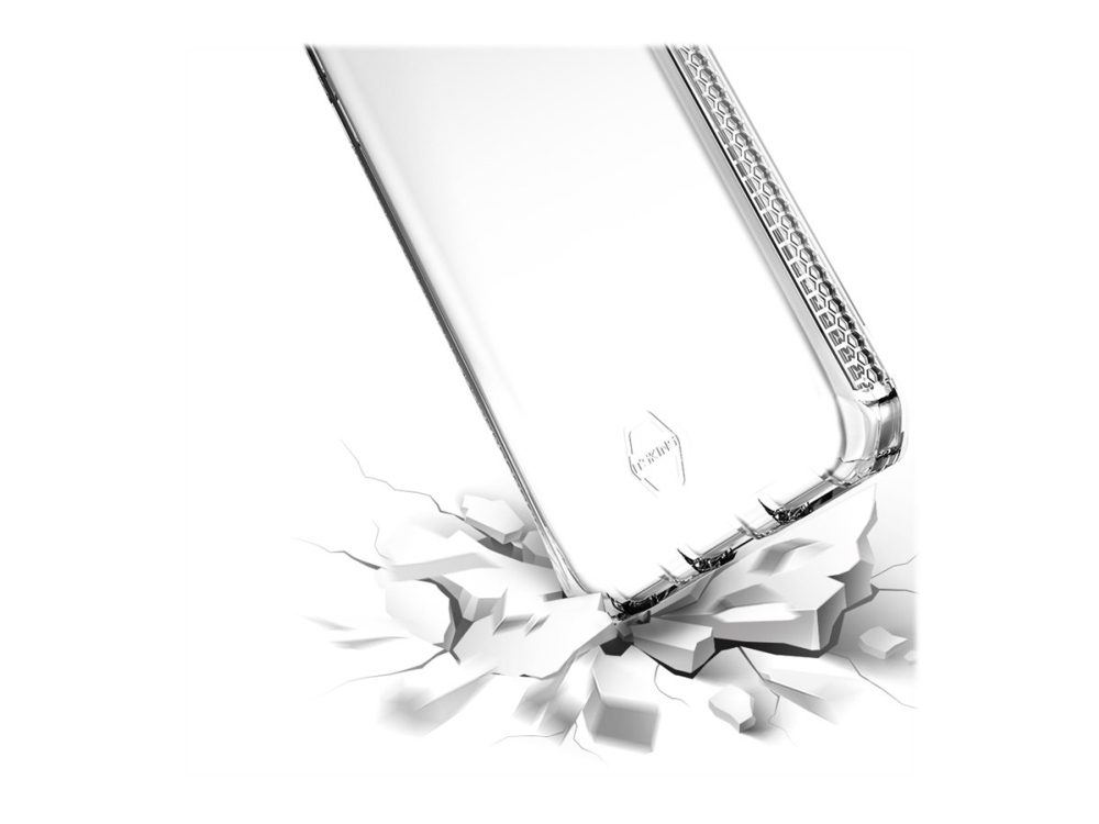 Itskins Spectrum Clear Antimicrobial - Bagsidecover Til Mobiltelefon - Termoplastisk Polyuretan (Tpu), Impacthane - Gennemsigtig - For Huawei Y6ii