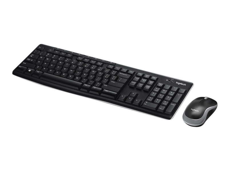 Logitech Mk270 Wireless Combo Sats Med Tangentbord Och Mus Trådlös 2.4 Ghz Grekiska