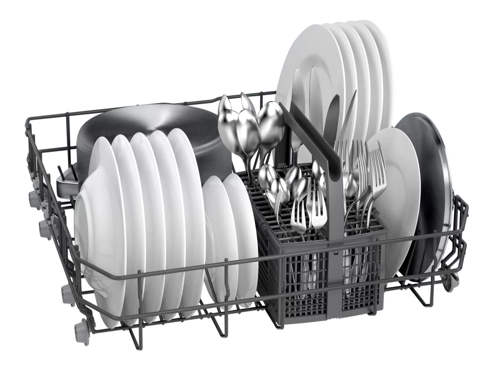 Siemens Iq100 Sn61ix09te Opvaskemaskine Til Indbygning Wi Fi Niche Bredde: 60 Cm Dybde: 55 Cm Højde: 81.5 Cm Sort