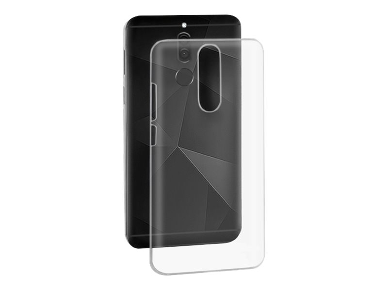 Qoltec Pc Hard Baksidesskydd För Mobiltelefon Polykarbonat Klar 5.9  " För Huawei Mate 10 Lite