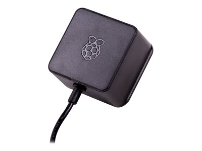 Raspberry Pi - Strømforsyningsadapter - Ac 100-240 V - 15.3 Watt - Europa - Sort - For Raspberry Pi 4 Model B