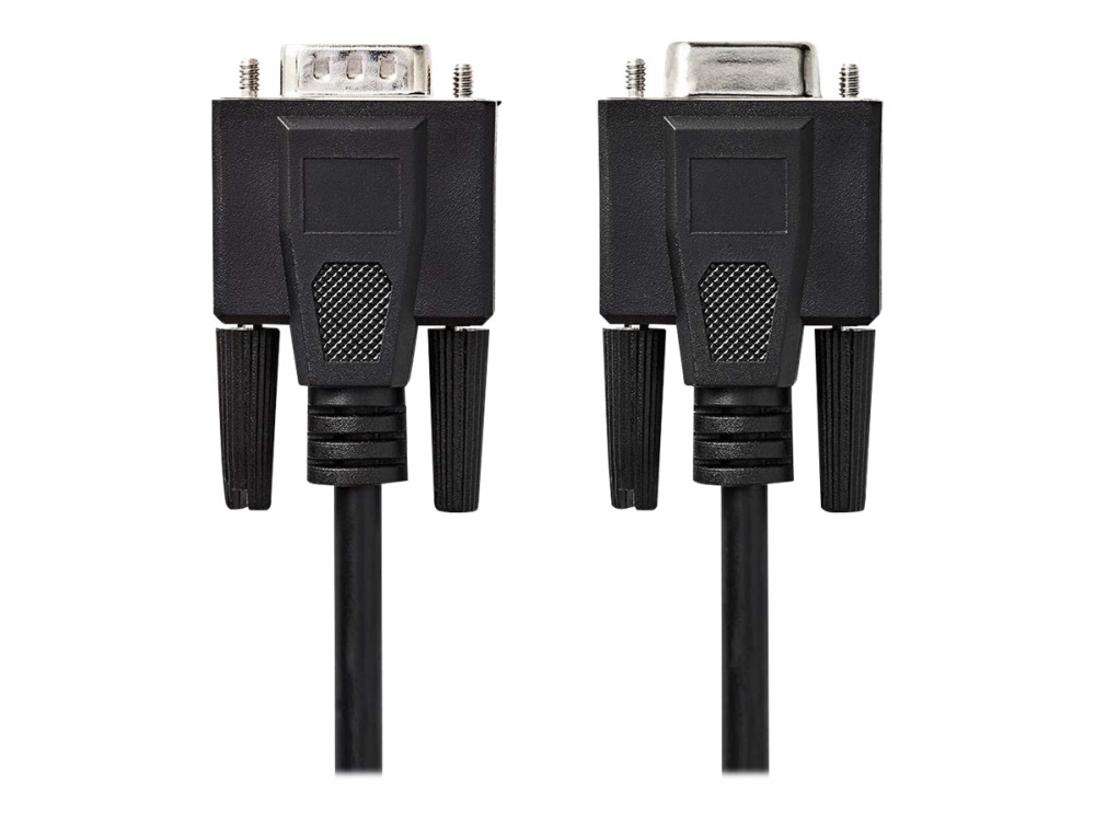 Nedis - Vga Forlængerkabel - Hd-15 (Vga) (Han) Til Hd-15 (Vga) (Hun) - 2 M - Rund, Tommelskruer - Sort