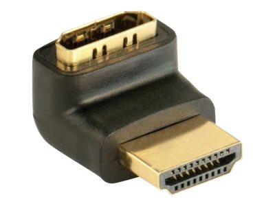 Techly - Hdmi Adapter - Hdmi Han Til 19 Pin Mini Hdmi Type C Hun Vinklet - Sort