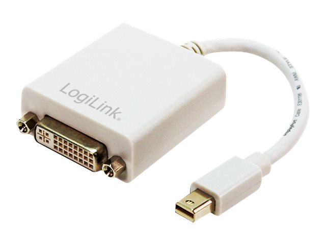 Logilink Mini Displayport / Dvi Adapter, 0,09 M, Mini Displayport, Dvi-I, Männlich, Weiblich, Grau