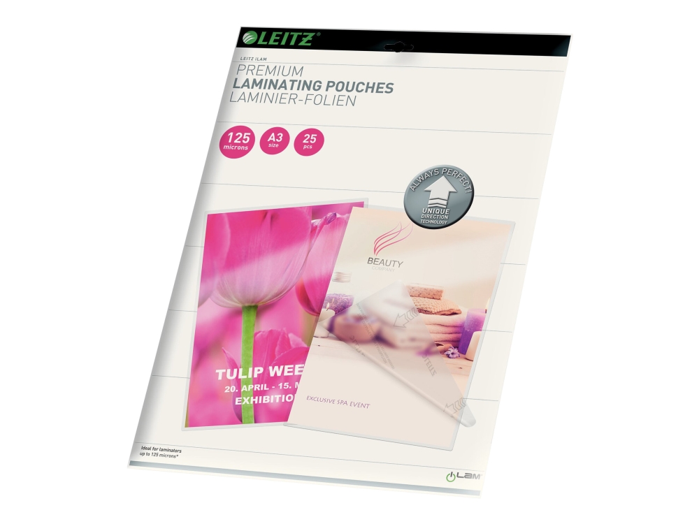 Leitz - Glättat, CrystalClear - A3 (297 x 420 mm) lamineringsfickor | Skrivare - Bläck, toner & förbrukningsvaror - Övriga förbrukningsvaror | GameStuff