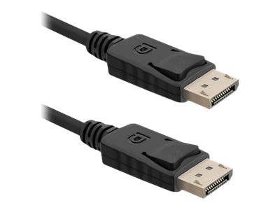 Qoltec 3M Displayport, 3 M, Displayport, Displayport, Männlich, Männlich, Schwarz