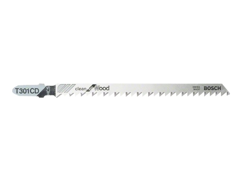 Bosch Jigsaw Blades - 117Mm - T301cd - 2608637590 - 5Pcs