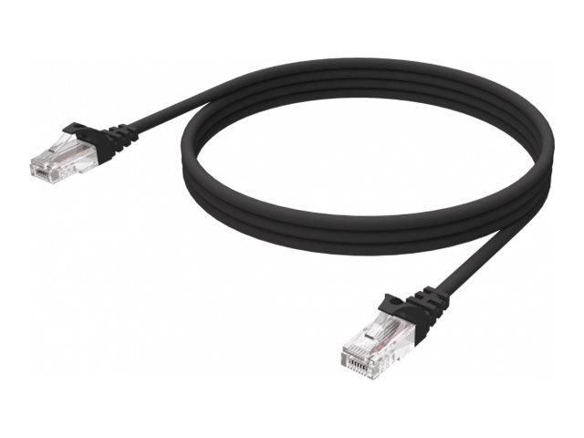 Vision - Netværkskabel - Rj-45 (Han) Til Rj-45 (Han) - 1 M - Utp - Cat 6 - Booted, Strenget - Sort