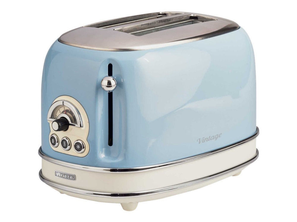 Ariete 155 Vintage - Brødrister - 2 skive - 2 Holdere - celeste