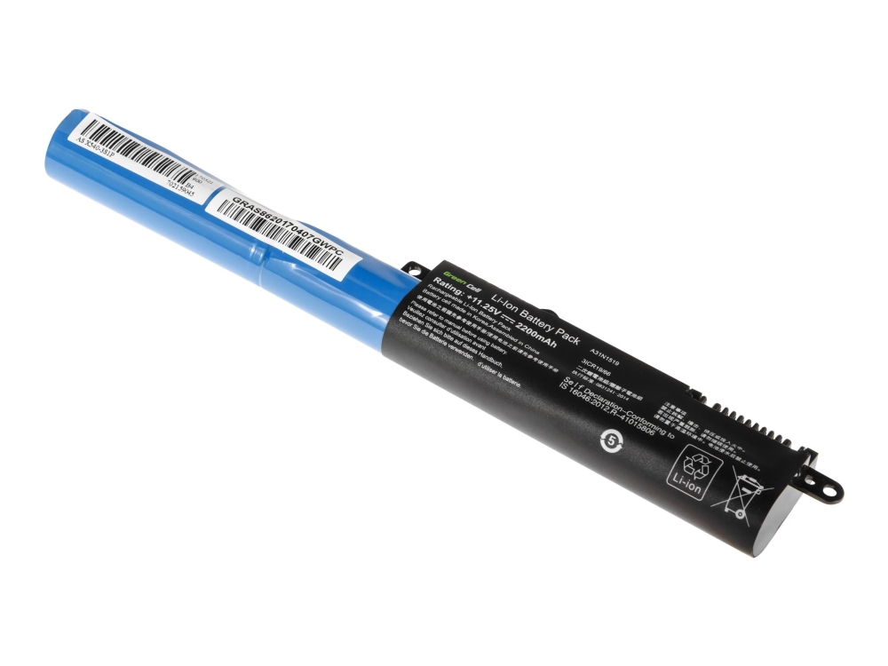 Green Cell – Laptop-Akku (Entspricht: Asus A31n1519) – Lithium-Ionen – 3 Zellen – 2200 Mah – Schwarz – Für Asus F540 R540 Vivobook F540 X540
