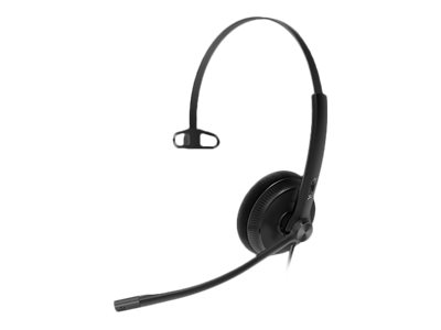 Yealink Yhs34 Lite Mono - Headset - På Øret - Kablet - Quick Disconnect - Sort
