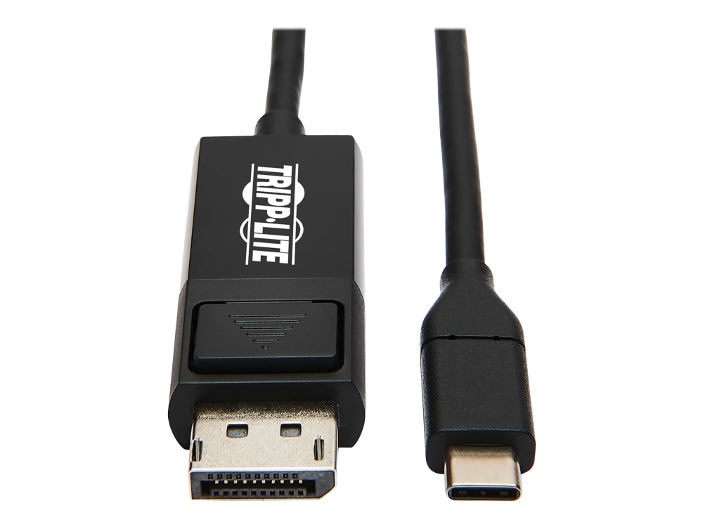 Tripp Lite Usb C To Displayport Adapter Cable Usb 3.1 Gen 1 Locking 4K Usb Type-C To Dp, Usb C To Dp, 3Ft - Displayport-Kabel - 24 Pin Usb-C (Hann) Reversibel Til Displayport (Hann) Låsing - Usb 3.1 Gen 1 / Thunderbolt 3 / Displayport 1.2 - 90 Cm -