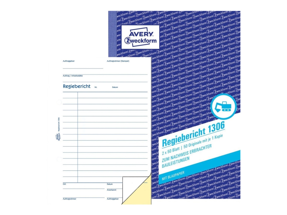 Avery Zweckform - Director report - 50 ark - A5 (148 x 210 mm) - duplikat - karbonfri