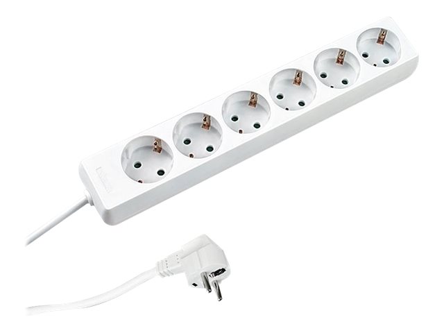 Bachmann SELLY - Effektband - utgångskontakter: 6 (6 x ström) - 1.5 m sladd - vit | EL Artiklar - Andra EL - Pluggar och uttag | GameStuff