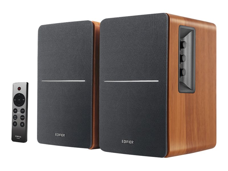 Edifier R1280db Active Speaker/Bluetooth/Optical/Coaxial/Dual Rca Inputs/Wireless Remote/42W Brown