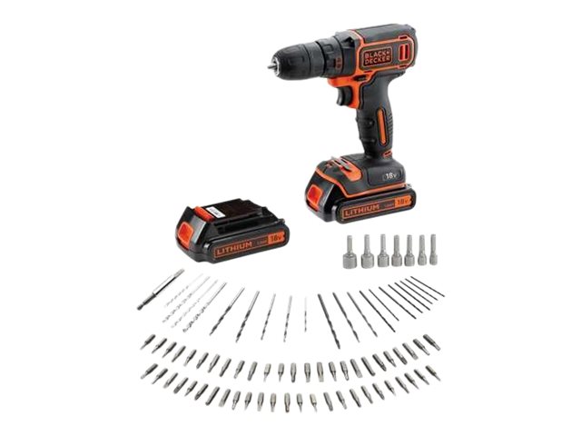 Black & Decker Bdcdc18bafc Bor Driver Ledningfri Hastigheds Nøgleløs Borepatron ·