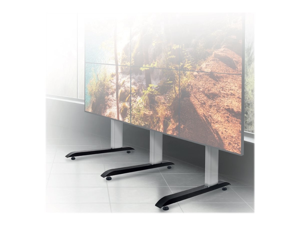 B-Tech System X Bt8380-Base/B - Komponenter Til Montering (Gulvstanderbase) - Metal - Sort