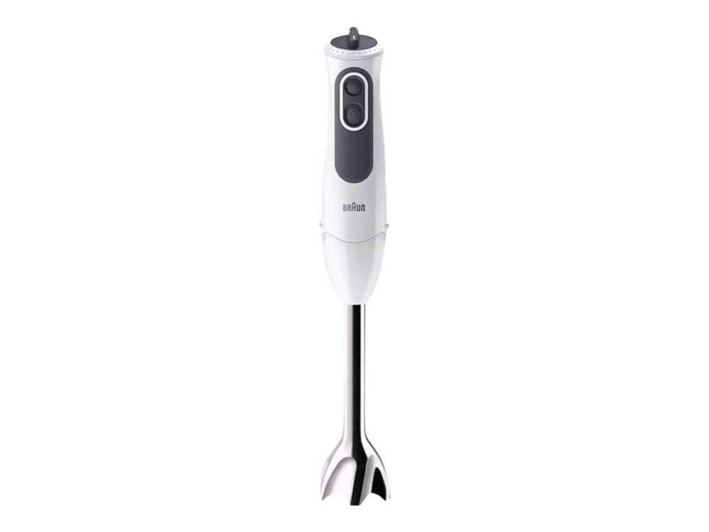 Braun Multiquick 3 Mq 3100 Wh, Nedsænkning Blender, 0,6 L, 750 W, Grå, Hvid
