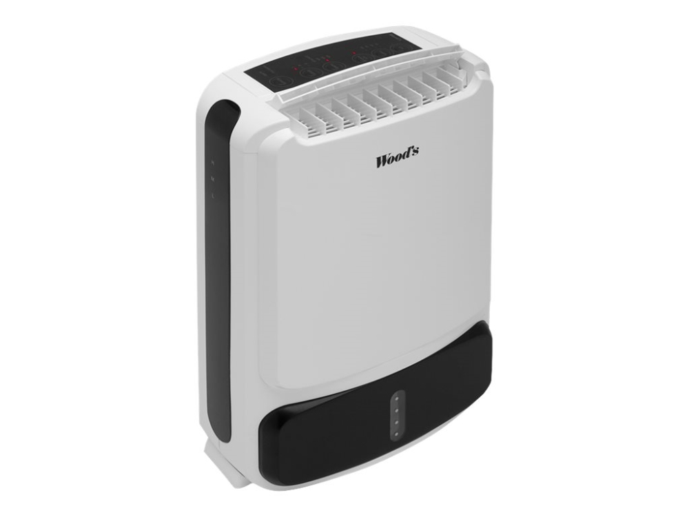 Woods WDD80 - Avfuktare - golvstående - vit / svart | Ventilation & Klimat - Ventilation - Avfuktare | GameStuff