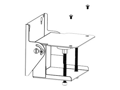 Elo - Monteringssæt (Monteringsplade, Monteringsbøjle) - For Monitor - Skærmstørrelse: 10" - Overflademonterbar - For Elopos System I2, I3, I5 Elo 0