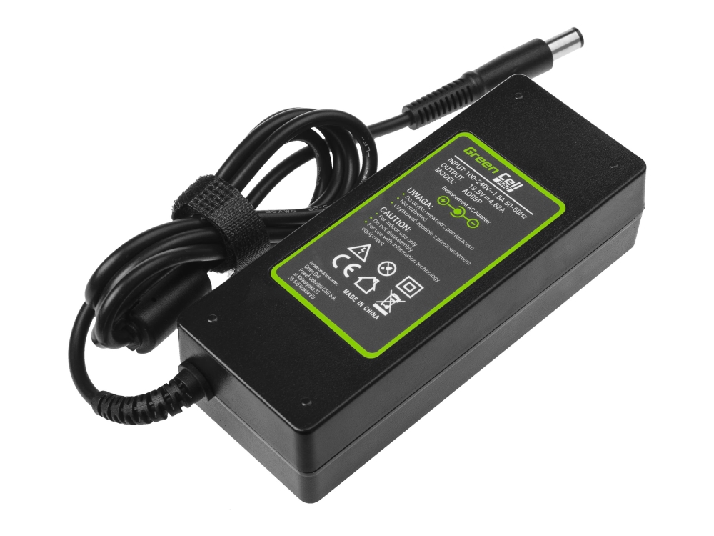 Green Cell AD09P, Kannettava tietokone, Sisätila, 90 W, 19.5 V, 4,62 A, DELL