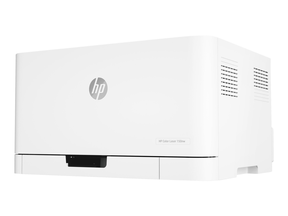Hp Color Laser 150Nw - Printer - Farve - Laser - A4/Legal - 600 X 600 Dpi 4 Spm (Farve) - Op Til 18 Spm - Kapacitet: 150 Ark - Usb 2.0, Lan, Wi-Fi(N)