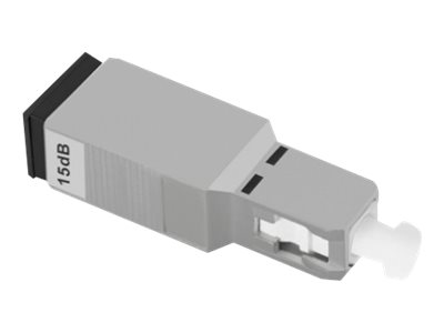 Qoltec - Netværk-Attenuator - Sc/Upc Enkelttilstand (Hun) Til Sc/Upc Enkelttilstand (Han) - Fiberoptik - 15 Db